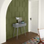 Earthy Greens Make Foyer Pop